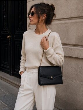 Dior🖤 30 Montaigne Chain leather Vintage Bag